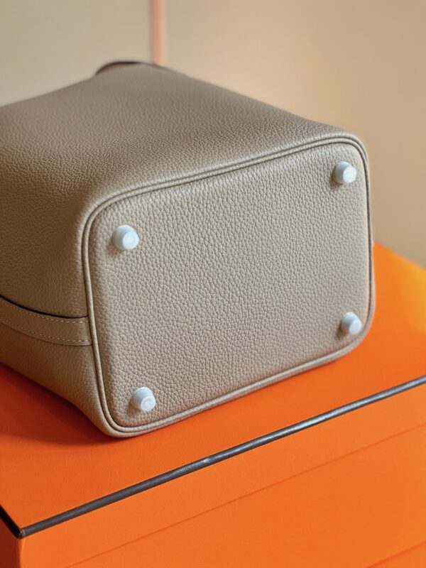 Hermes Picotin 18 Gray togo leather Sliver Hardware