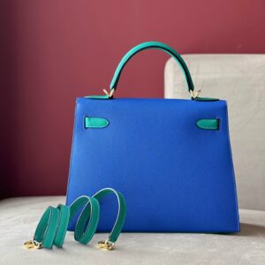 Tui-Xach-Cao-Cap-Hermes-Kelly-Da-Epsom-Nu-Mix-2-Mau-Xanh-28cm-4 Hermes Kelly 28 Epsom Light Blue/ Electric Blue Palladium Hardware