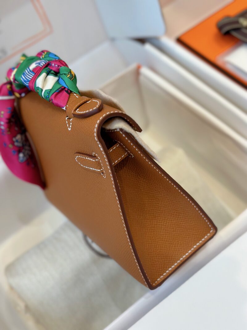 Hermes Pochette Brown Gold Hardware