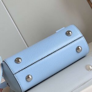 Louis Vuitton Clunny Blue Raised Pattern Handbags 20x16cm