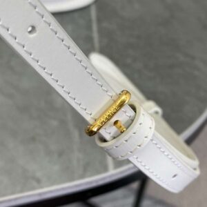 Celine Handle White Smooth Leather 15.5×11.5x5cm