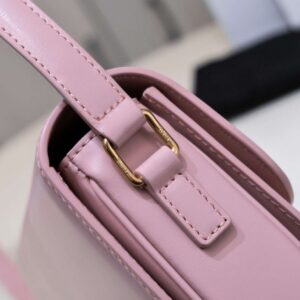 Celine Mini Handbag Pink Smooth Leather 19cm