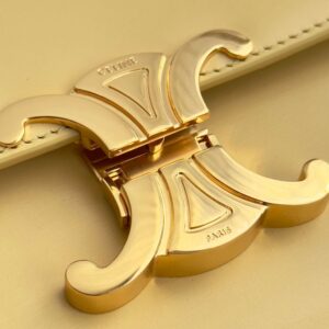 Celine Mini Handbag Orange Yellow Super Quality Smooth Leather 19cm