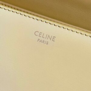 Celine Mini Handbag Orange Yellow Super Quality Smooth Leather 19cm