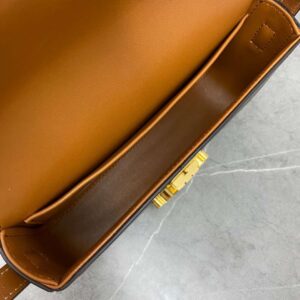 Celine Triomphe Handbag Printed Logo Super Quality Smooth Leather 20x12cm