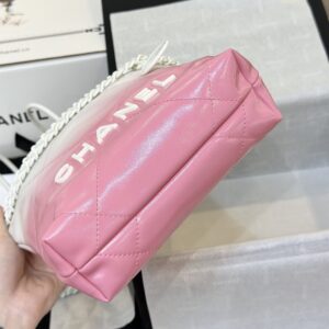 Chanel 11 Handbag 22 Mini Mix White Pink Woman’s 20cm