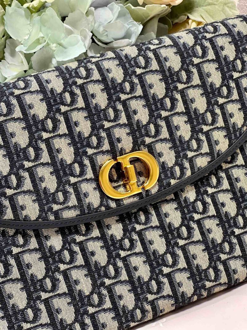 Dior 30 Montaigne Avenue Monogram Handbag Like Auth 30x18x2cm