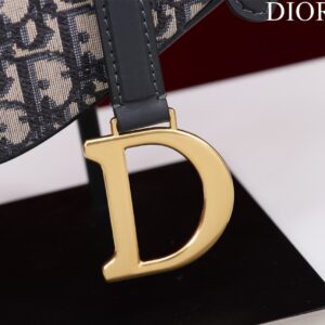 Dior Saddle Saddle Canvas Handbag Super Quality Hand Embroidered 25.5x20x6cm