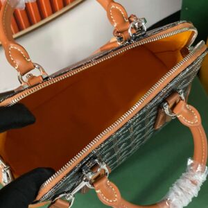 Goyard Alma Vedome Replica 11 Handbag Fabric Wrapped Leather Strap 24cm