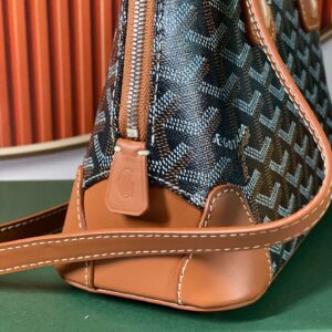 Goyard Alma Vedome Replica 11 Handbag Fabric Wrapped Leather Strap 24cm