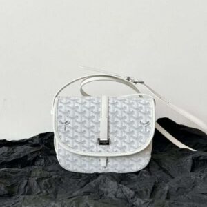Goyard White Handbag Crossbody Women’s 22x16x7cm