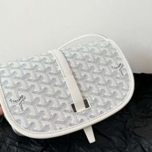 Goyard White Handbag Crossbody Women’s 22x16x7cm