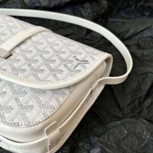 Goyard White Handbag Crossbody Women’s 22x16x7cm