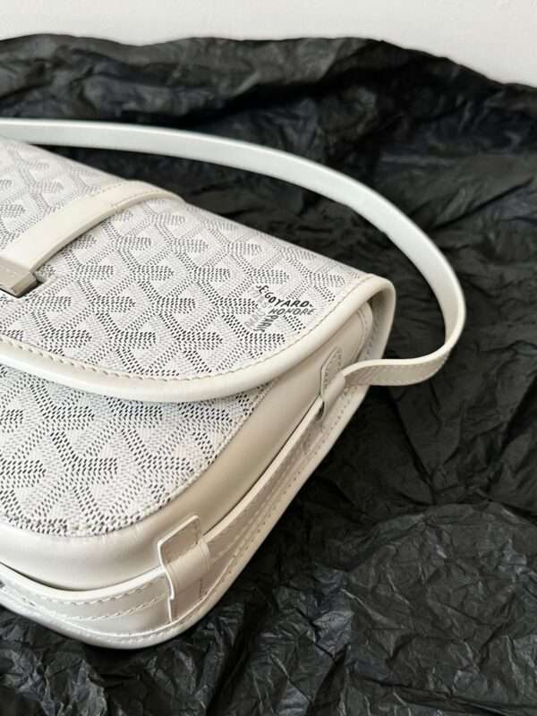 Goyard White Handbag Crossbody Women’s 22x16x7cm