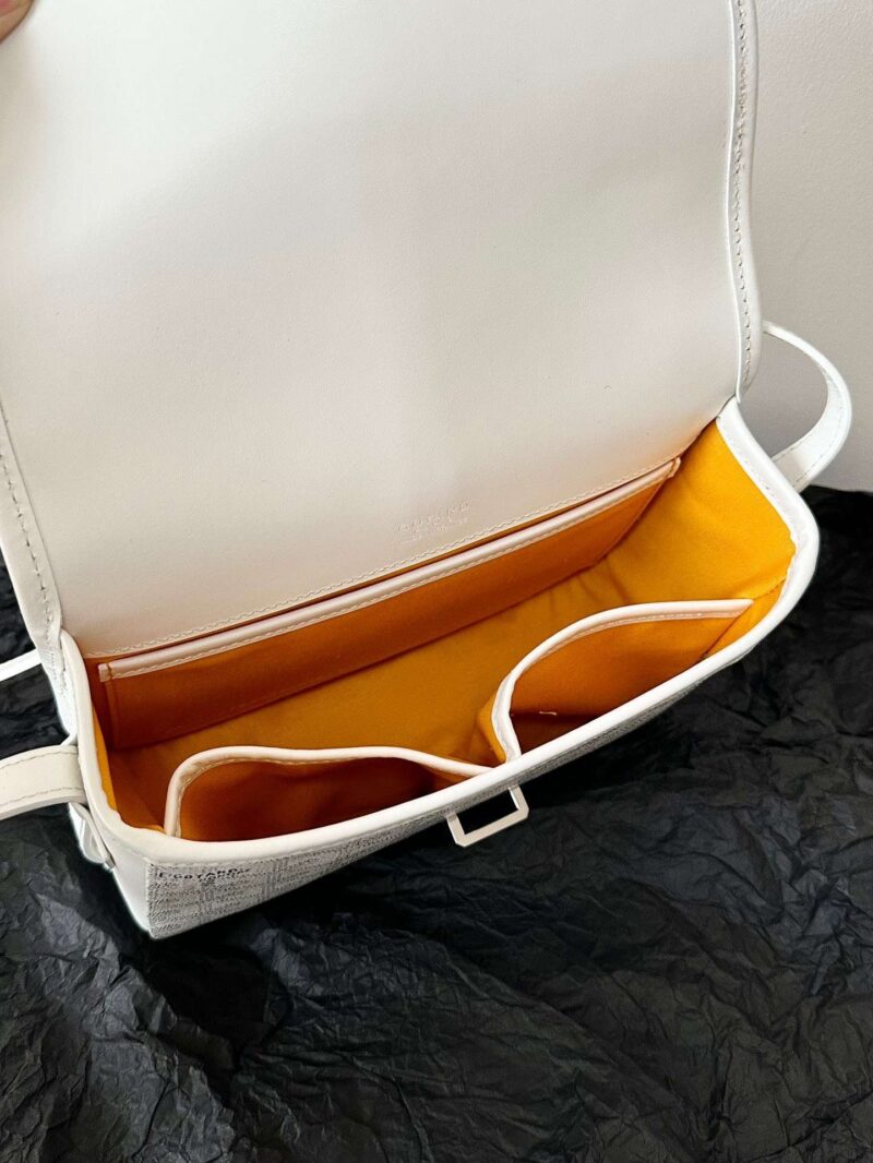 Goyard White Handbag Crossbody Women’s 22x16x7cm