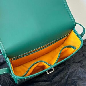 Goyard Super Green Handbag With Pattern 22x16x7cm