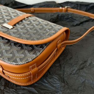 Goyard Super Premium Women’s Handbag Orange Leather Pattern 22x16x7cm