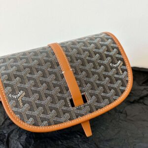 Goyard Super Premium Women’s Handbag Orange Leather Pattern 22x16x7cm