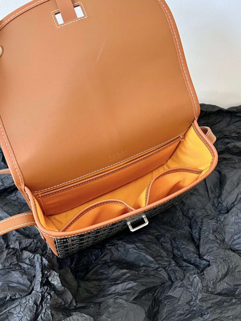 Goyard Super Premium Women’s Handbag Orange Leather Pattern 22x16x7cm