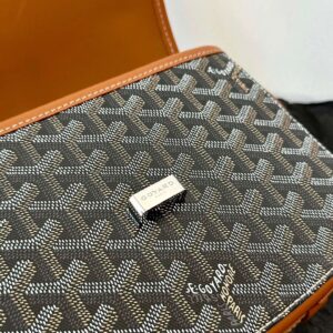 Goyard Super Premium Women’s Handbag Orange Leather Pattern 22x16x7cm