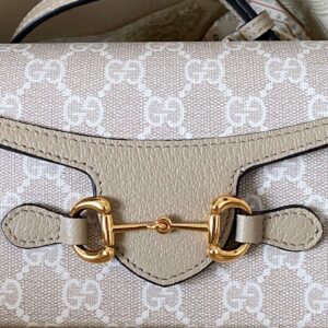Gucci 1955 Mini Handbag with Monogram Pattern Rep 11 Luxury 18x12x5cm