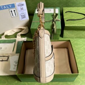 Gucci Handle Bag with Gucci Like Auth Logo Pattern 25x21cm