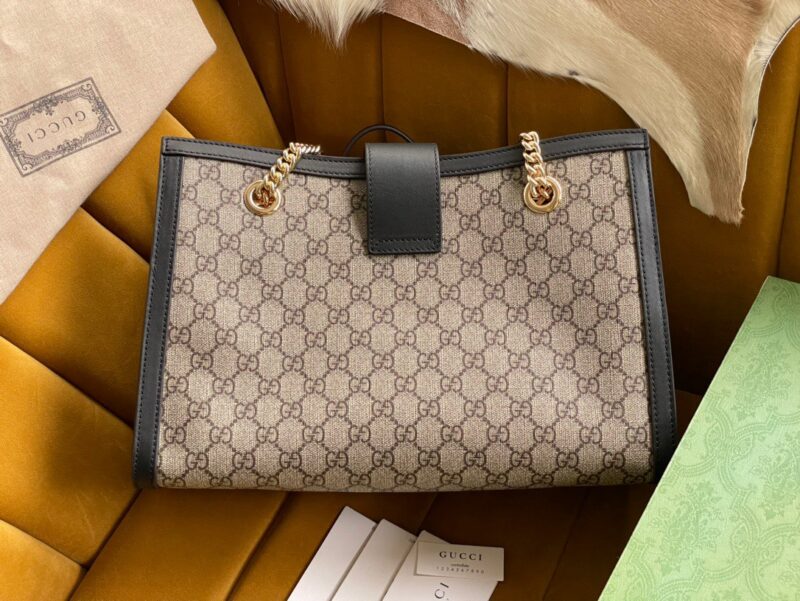 Gucci Padlock Handbag with Super Gucci Logo Pattern 35x23x14cm
