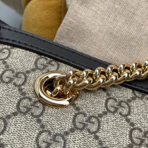 Gucci Padlock Handbag with Super Gucci Logo Pattern 35x23x14cm