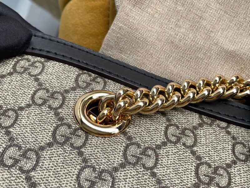 Gucci Padlock Handbag with Super Gucci Logo Pattern 35x23x14cm