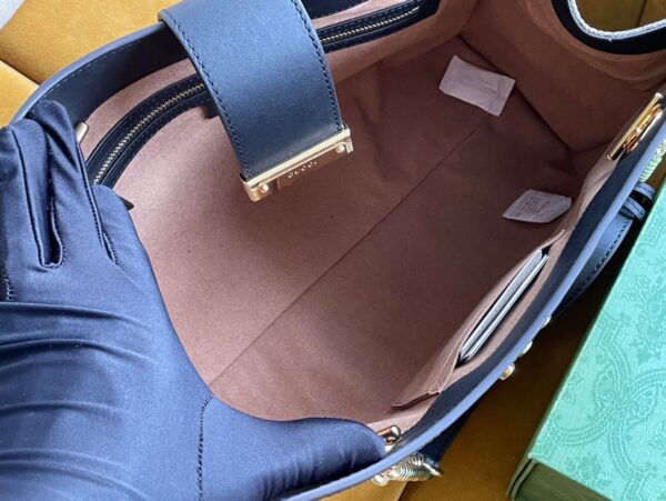 Gucci Padlock Handbag with Super Gucci Logo Pattern 35x23x14cm