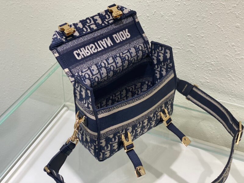 Dior Camp Women’s Canvas Patterned Handbag 25x15x8cm