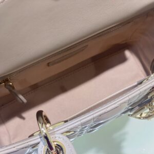 Dior Lady Super Light Pink Handbag 20cm