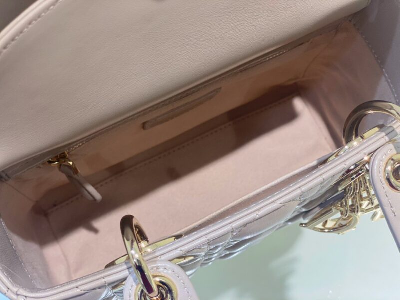 Dior Lady Super Light Pink Handbag 20cm