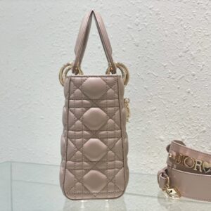 Dior Lady Super Light Pink Handbag 20cm