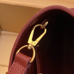 Louis Vuitton LV Capucines Woman’s Dark Red Handbags 27x21x10cm