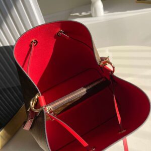 Louis Vuitton LV NeoNoe Handle Red Handbags Monogram 26x22x27cm