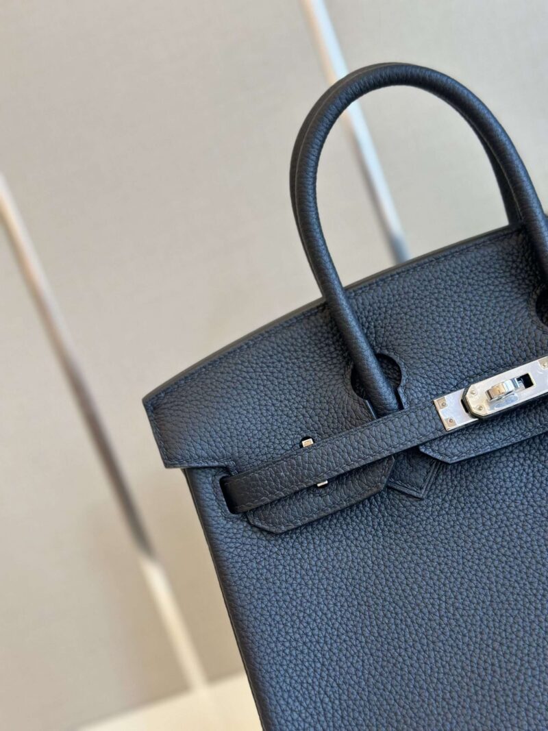 Hermes Birkin 30 Dakr Blue Togo Leather Palladium Hardware