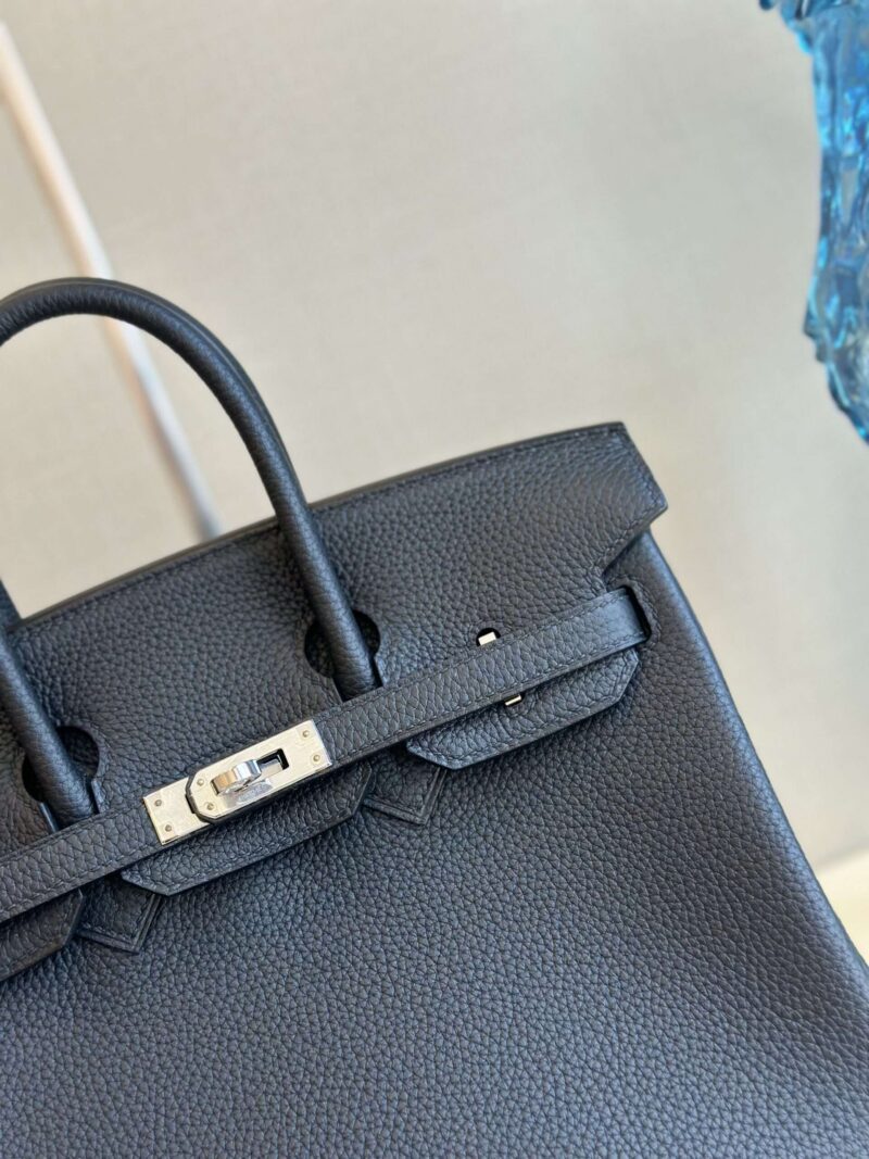 Hermes Birkin 30 Dakr Blue Togo Leather Palladium Hardware