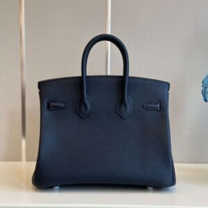 Hermes Birkin 30 Dakr Blue Togo Leather Palladium Hardware