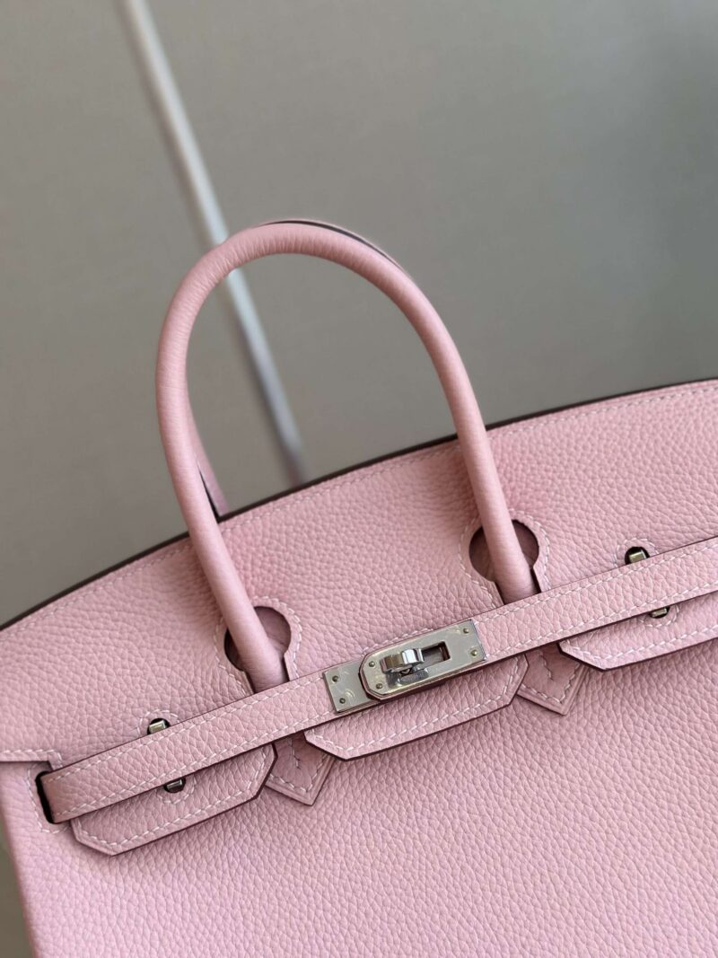 Hermes Birkin 25 Rose Pink Togo Leather Palladium Hardware