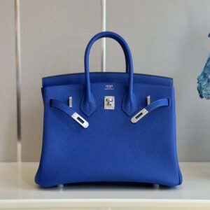 Hermes Birkin 30 Bleu Zelliege Epsom Palladium Hardware