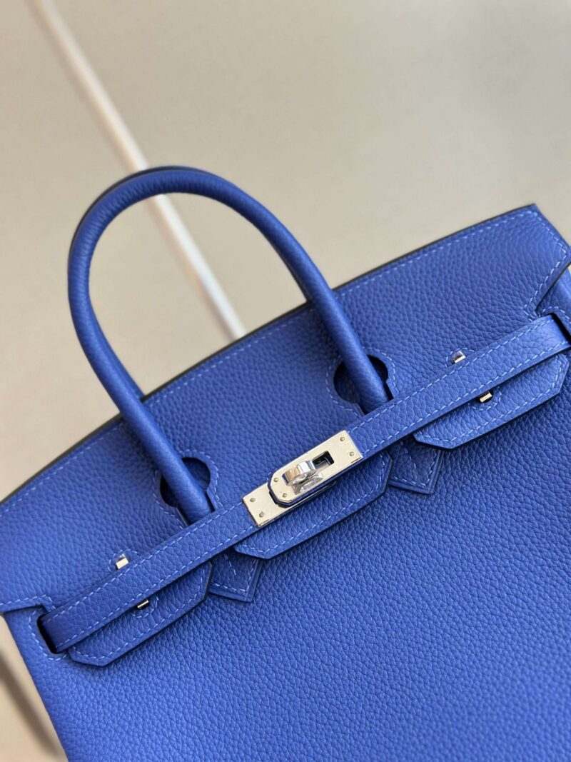 Hermes Birkin 30 Bleu Zelliege Epsom Palladium Hardware