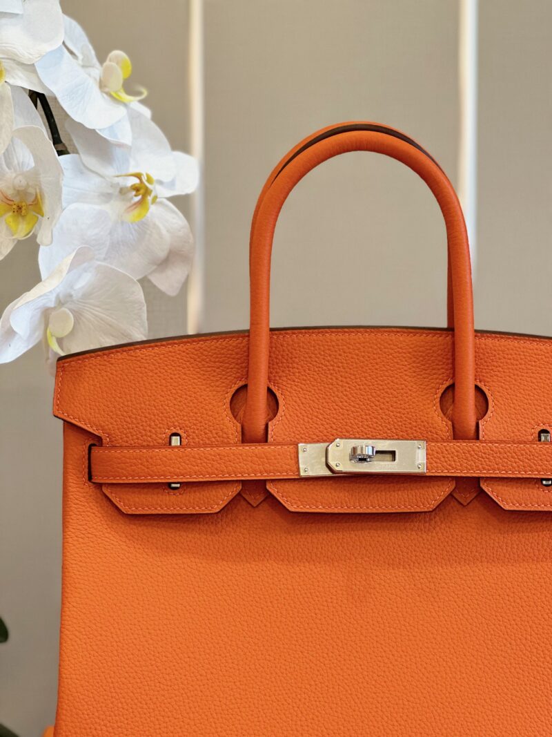 HERMES BIRKIN 30 ORANGE PALLADIUM HARDWARE