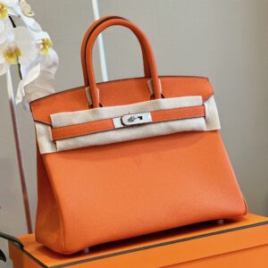 HERMES BIRKIN 30 ORANGE PALLADIUM HARDWARE