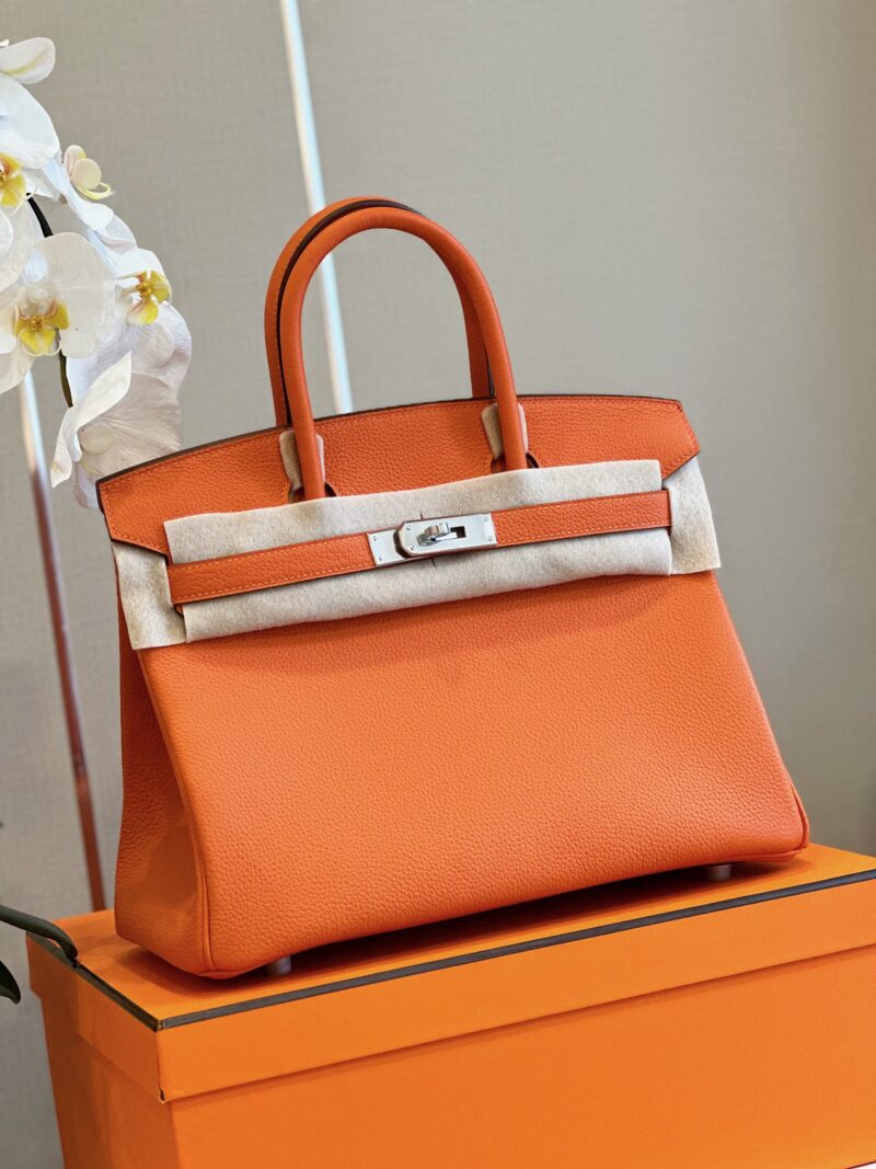 HERMES BIRKIN 30 ORANGE PALLADIUM HARDWARE