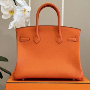 HERMES BIRKIN 30 ORANGE PALLADIUM HARDWARE