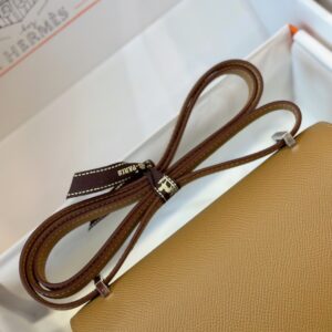 Hermes Constance 19  Brown Epson Leather Palladium Hardware