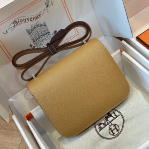 Hermes Constance 19  Brown Epson Leather Palladium Hardware