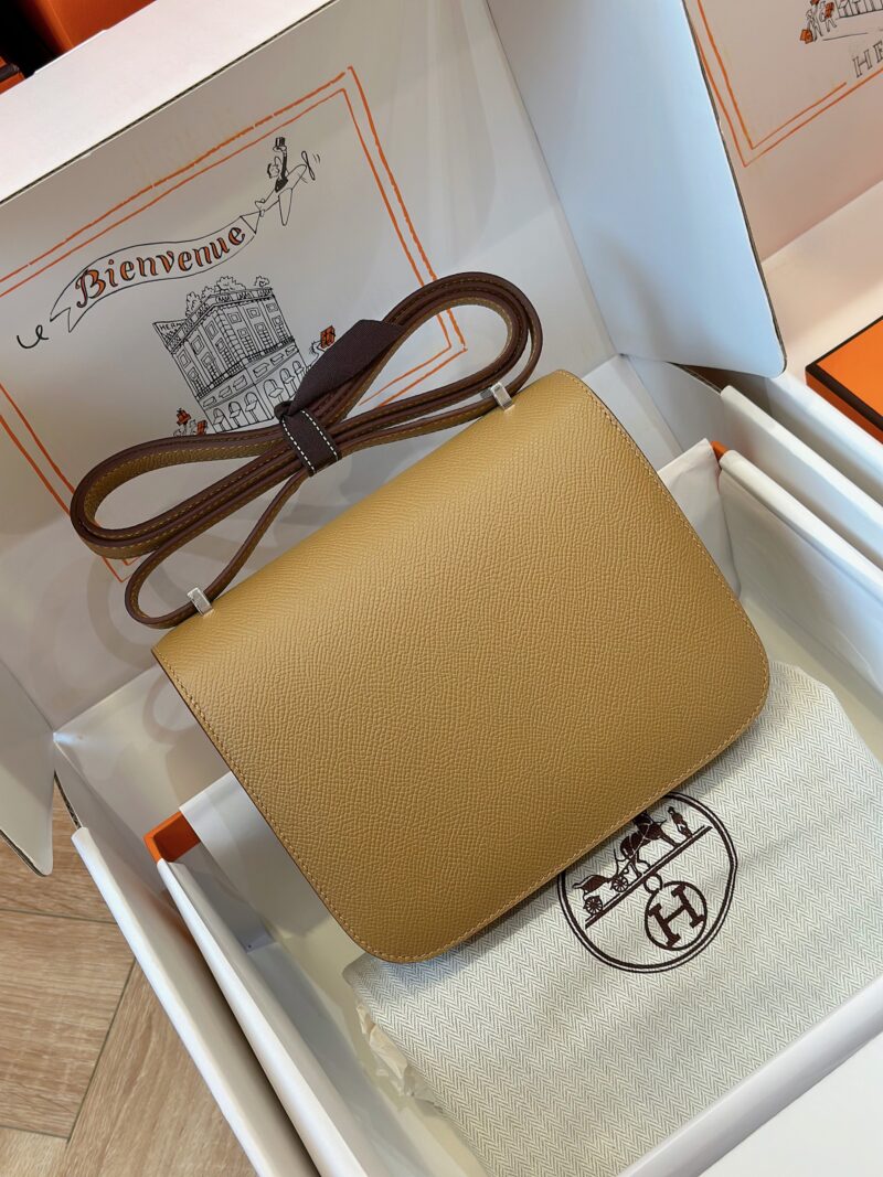 Hermes Constance 19  Brown Epson Leather Palladium Hardware