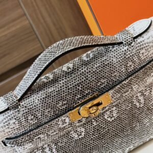 Hermes Constance Omber Genuine Lizard leather Gold Hardware